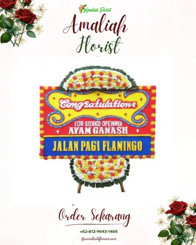 Bunga Papan Congratulation di Banjar Tegeha